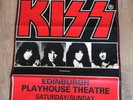 KISS CONCERT POSTER EDINBURGH 1988 ENGLAND CRAZY NIGHTS