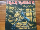 IRON MAIDEN PIECE OF MIND ORIGINAL PRESSING LP EXC COND