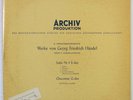 KARL RICHTER HANDEL HARPSICHORD SOLO WORKS ARCHIV ED.1 10
