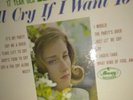LESLEY GORE I'll Cry If I Want To LP Vinyl Promo -Autograph on back MAKE OFFER