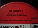 Led Zeppelin III 3 Red/Plum UK 1st PETER GRANT CREDIT 2401002 A5/B5 So mote etc