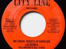 JOE AXUMITE No Equal Rights In Babylon CITY LINE ROOTS REGGAE WACKIE'S 45 Hear