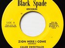 CALEB SWEETBACK Zion Here I Come BLACK SPADE RARE ROOTS MURDER 45 Hear