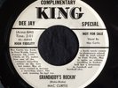 Mac Curtis,King 4949, Grandaddy's Rockin' & Half Hearted Love, Bio Label