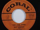 R&B Popcorn Soul 45 BILLY WILLIAMS The Pied Piper CORAL HEAR