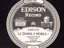 317e.  Alessandro Bonci - Rigoletto-La donna e mobile - Edison 83013