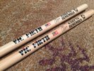 Genuine Unused ‘A Day To Remember’ Signature Drum Sticks By Vic Firth