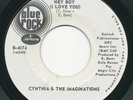 CYNTHIA & IMAGINATIONS Hey Boy / Love Is Real BLUE ROCK Northern Soul XO 45 Hear