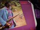 PHAROAH SANDERS : HEART IS A MELODY AUTOGRAPHED LP 1983 THERESA USA