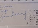 autographe de serge gainsbourg