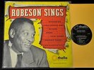 10” LP Paul Robeson Thello 101 Robeson Sings AUTOGRAPHED on back cover
