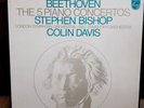Bishop Davis RARE 1ED 4LP BOX PHILIPS RED SILV LY NM Compl Piano Conc Beethoven