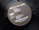 DEATH IN JUNE - BROWN BOOK VINYL LP 2ND EDITION BADVC11 UK 1990 NEAR MINT RARE