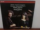 MISCHA MAISKY & MARTHA ARGERICH LP SCHUBERT ARPEGGIONE SCHUMANN 85'PHILIPS DG VG