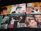 PETER KRAUS , BENNY QUICK, FRANCE GALL u.a. 45er SINGLE  12 STÜCK MIT COVER