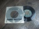 45T JUKE BOX POCHETTE CIBLE  JOHNNY HALLYDAY  PSYCHEDELIC+1/POCH GRISE