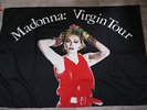 Madonna Virgin Tour VERY RARE queen of pop group music artist poster FLAG