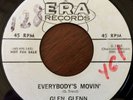 RARE ROCKABILLY 45 PROMO / GLEN GLENN / EVERYBODY'S MOVIN' / ERA 1061 / HEAR