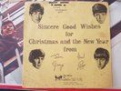 Beatles sincere good wishes for Christmas record flexi disc