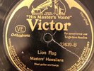 Victor 23639 King Brothers LION RAG 78 rpm  EE- 1931 hc HOT STEEL GUITAR duo