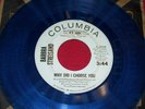 BARBRA STREISAND 45 rpm Why Did I Choose You BLUE VINYL promo COLUMBIA