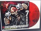 Five Finger Death Punch - And Justice for None Red Black Marbled 2 Vinyl LP NEU