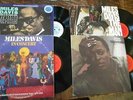 MILES DAVIS LP RECORD LOT- 4 IN ALL- IN CONCERT-THE MAN-COOKIN'-CIRCLE JAZZ-MINT