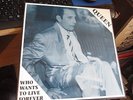 RARE QUEEN LIVE VINYL LP RECORD ALBUM-WHO WANTS TO LIVE FOREVER-FREDDIE MERCURY