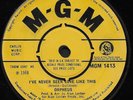 Rare 60's UK Psych 45 - ORPHEUS - I'VE NEVER SEEN LOVE LIKE THIS (MGM)  *Issue*