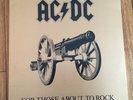 AC DC  VINYL“ FOR THOSE ABOUT TO ROCK”EMBOSSED,GATEFOLD, ORIGINAL PRESS 1981 LP