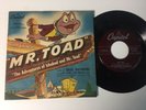 Mr. Toad 45 + Picture Sleeve Walt Disney Adventures Of Ichabod & Mr. Toad