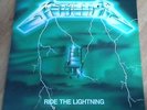 METALLICA Ride the Lightning GREEN COVER ORIGINAL 1984 FRENCH LP BERNETT SB18026