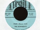 THE DOWNBEATS Pain on Trail Garage Mod Dancer 45 Hear