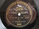 78rpm EDWARD LLOYD sings The Queen Of Sheba (Gounod) G&T 1904 London 1st Stamper
