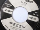 SAMMY GOWANS Rockin' By Myself 45 UNITED ARTISTS 114 ROCKABILLY PROMO VG+