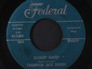 CHAMPION JACK DUPREE: Sharp Harp / Stumbling Block Blues 45 Blues & R&B