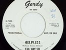 KIM WESTON * Helpless / Same - Gordy Promo 7050