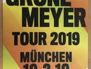 HERBERT GRÖNEMEYER 2019 MÜNCHEN 1 - orig.Concert Poster - Konzert Plakat AO  NEU