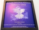Roger Taylor / Yoshiki (QUEEN) Foreign Sand FRAMED ORIGINAL SHOP PROMO DISPLAY