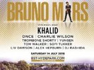 Bruno Mars at Hyde Park Tickets 4 x general admission tickets. 14th July 18