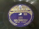 78 RPM DJANGO REINHARDT & STEPHANE GRAPPELLY - Liza-Belleville DECCA 41010