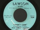 Rockabilly 45   Willie Samples & Ricochets   I Don't Care   Lawson   Hear