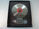 RIAA Sales Award Platinum Schallplatte Beatles Rock´n Roll Music Deko 1Mio Copie