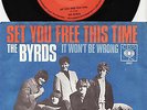 THE BYRDS - SET YOU FREE THIS TIME  1966 german PSYCH/FOLK P/S Single
