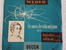 LXT 2959 WEBER:SIX SONATAS FOR VIOLIN & PIANO RUGGIERO RICCI UK LP ED1 1954