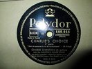 78 rpm Charlie CHRISTIAN, Thelonius MONK - POLYDOR 580054 - Charlie's Choice 1&2