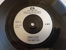 BEATLES PENNY LANE / STRAWBERRY FIELDS FOREVER UK RARE SILVER LABEL  7
