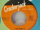 ROBIN RICE  WANTED  I'VE HAD IT  45 RPM RECORD CRACKERJACK NORTHERN SOUL POPCORN