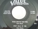 Steve Marks & The Corwins: Great Balls of Fire / At the Hop Rock 45 Record EP