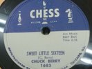 CHUCK BERRY 1683 Sweet Little Sixteen / Reelin and Rocking 78 RPM CHESS HEAR